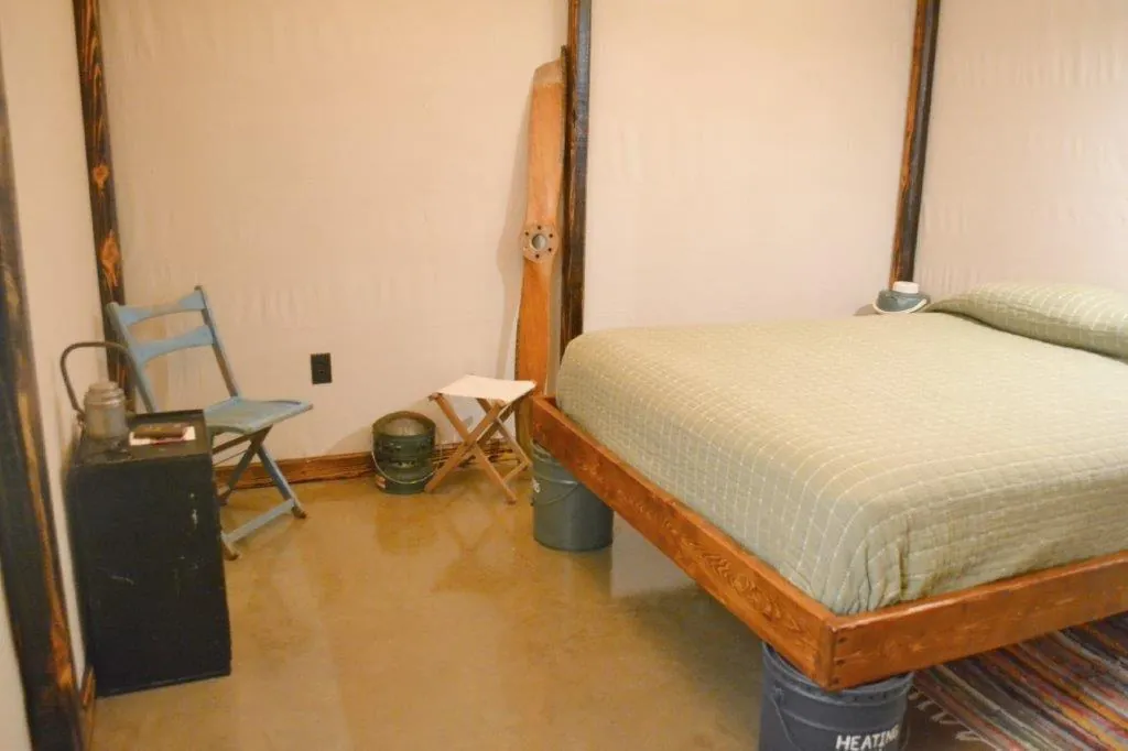 Base Camp bed and decor